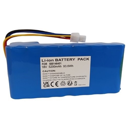 Extra digital Power Tool Battery HUSQVARNA 588146401, 18V, 5.2Ah, Li-ion