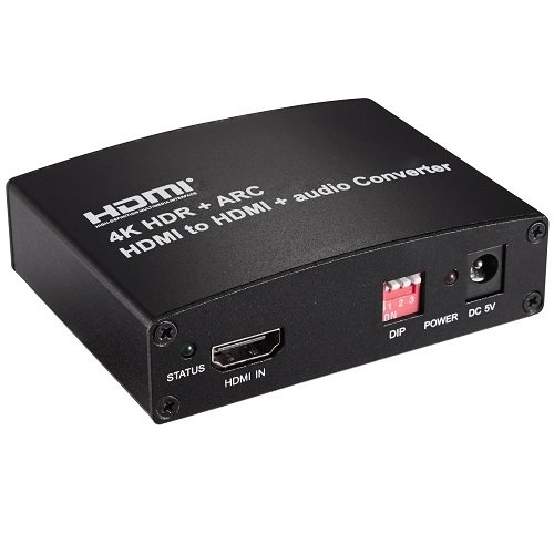 Extra digital HDMI Audio Extractor, HDMI to HDMI +Audio, 4K 60Hz