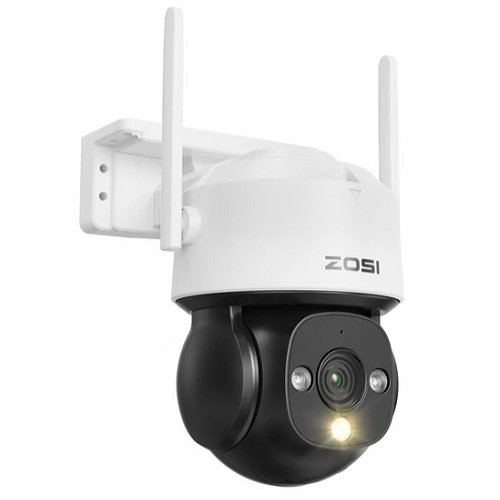 Hismart Smart Outdoor PT Camera, 2MP, Wi-Fi