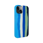 Evelatus iPhone 14 Multi-Colored Silicone Case Apple Blue