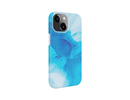 Evelatus iPhone 14 Premium Silicone case Customized Print Apple Blue