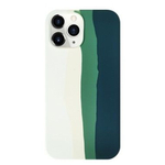 Evelatus iPhone 14 Pro Silicone case Multi-Colored Apple Green