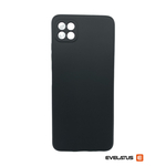 Evelatus Galaxy A22 5G Premium Soft Touch Silicone Case Samsung Black