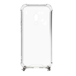 Evelatus Redmi 8 Silicone Transparent with Necklace TPU Strap Xiaomi Space Gray