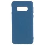 Evelatus Galaxy S10e Nano Silicone Case Soft Touch TPU Samsung Dark Blue