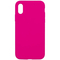 Evelatus iPhone Xs Premium Soft Touch Silicone Case Apple Candy Pink