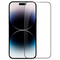 Evelatus Pilna pārklājuma 2.5D  Stikls priek&scaron; Apple iPhone 15 Pro Anti-Statisks/ Japāņu līme Melna