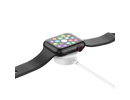 Iwear CH3 Universāls / Apple Watch USB 1m Vada savienojuma 3.5W Bezvadu lādētājs - paliknis Viedajiem Pulksteņiem Balta