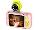 CP FL1 Bērnu Nolokāmas linzas Foto un Video Kamera ar MicroSD 2&#39;&#39; LCD krāsu displeju Rozā