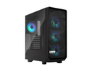 Fractal design Meshify 2 Compact Lite RGB Black TG Light, Mid-Tower, Power supply included No