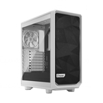 Fractal design Meshify 2 Compact Lite White TG Clear, Mid-Tower, Power supply included No