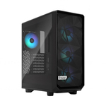 Fractal design Meshify 2 Compact RGB Black TG Light Tint, Mid-Tower, Power supply included No