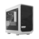 Fractal design Meshify 2 Nano White TG clear tint, ITX, Power supply included No