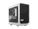 Fractal design Meshify 2 Nano White TG clear tint, ITX, Power supply included No