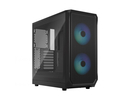 Fractal design Focus 2 RGB Black TG Clear Tint, Midi Tower, Power supply included No