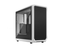 Fractal design Focus 2 White TG Clear Tint, Midi Tower, Power supply included No