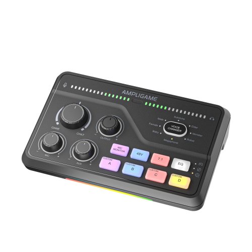 Fifine AmpliGame SC8 Gaming Audio Mixer | USB