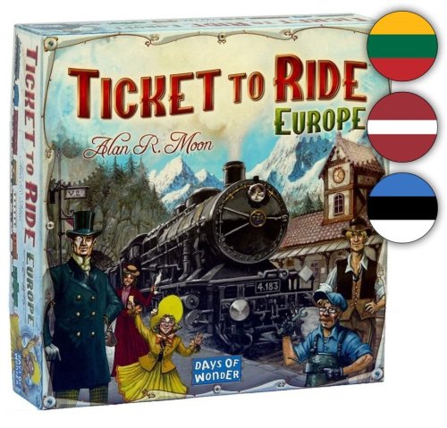 Kadabra Ticket to Ride: Europe | LT/LV/EE