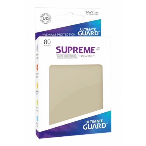 Ultimate guard Supreme UX Sleeves Standard Size Sand (80)