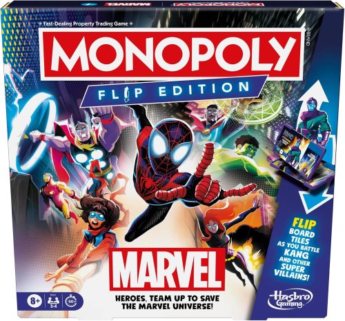 Hasbro Monopoly: Flip Edition &ndash; Marvel