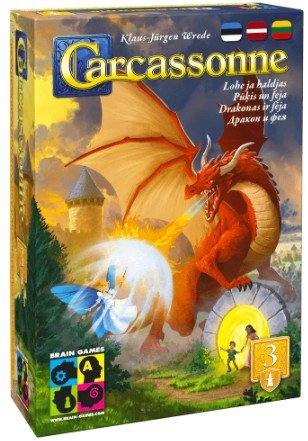 Hans im gl&uuml;ck Carcassonne exp 3: Dragon and Fairy (2025) | LT, LV, EE