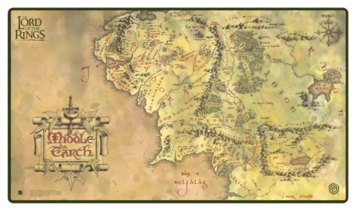 Ultimate guard Play-Mat Oversized 61x35cm The Lord of the Rings "Places of Middle-earth"