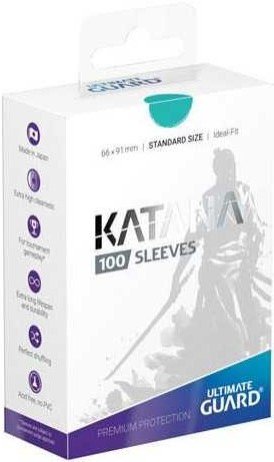 Ultimate guard Katana Sleeves Standard Size (100) - Turquoise