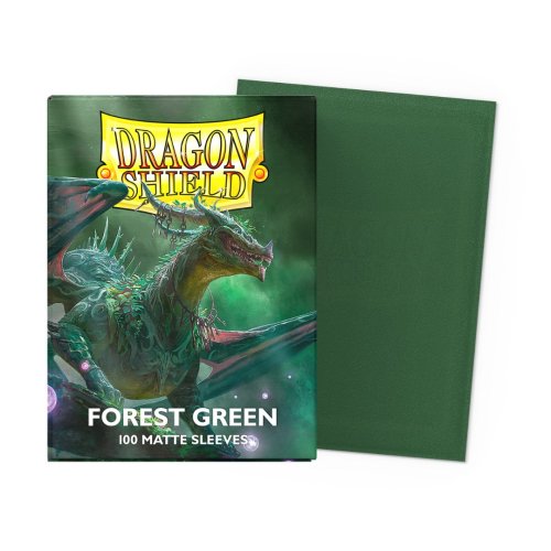 Dragon shield Standard Sleeves - Matte Forest Green (100 pcs.)