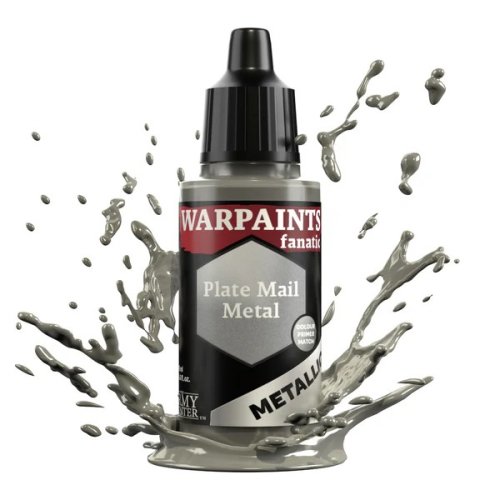 The army painter Warpaints Fanatic Metallic: Plate Mail Metal