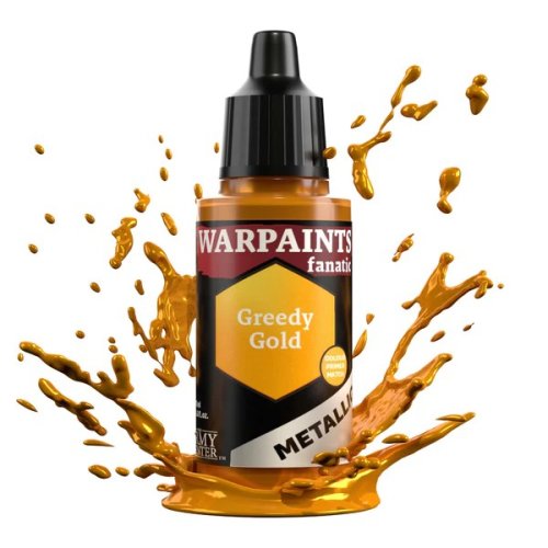 The army painter Warpaints Fanatic Metallic: Greedy Gold