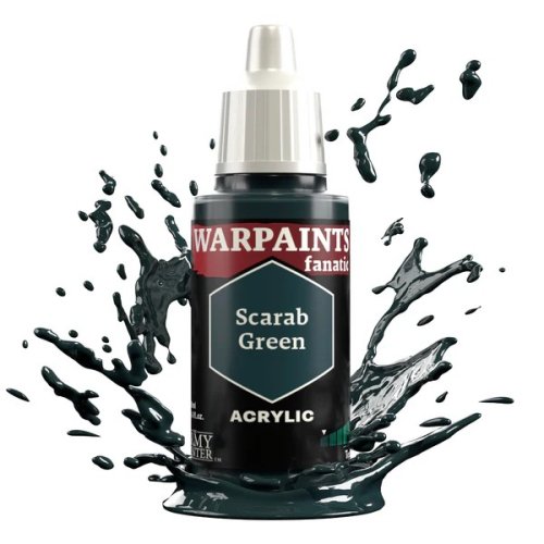 The army painter Warpaints Fanatic: Scarab Green