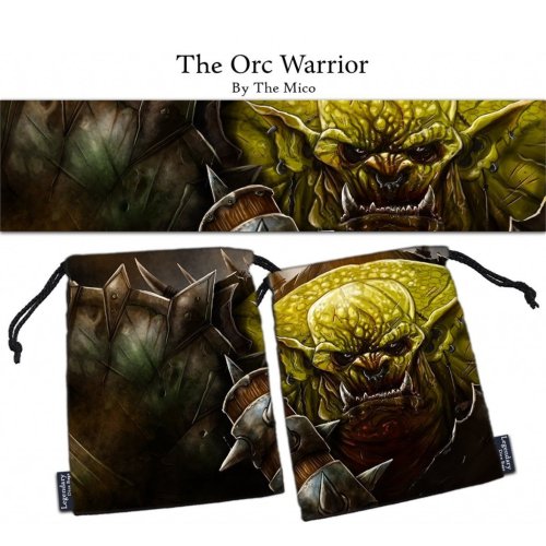 Drawlab entertainment Legendary Dice Bag - The Orc Warrior