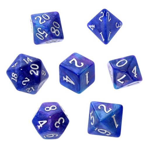Rebel RPG Dice Set - Acrylic - Twilight