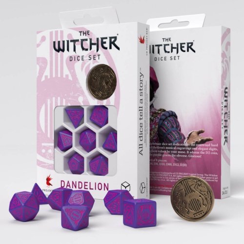 Cd projekt red The Witcher Dice Set Dandelion - the Hearts' conqueror