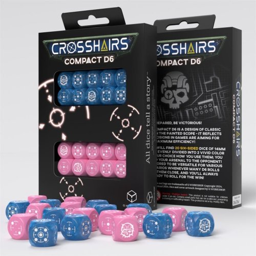 Q-workshop Crosshairs Compact D6: Blue&amp;Pink