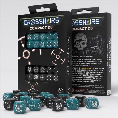 Q-workshop Crosshairs Compact D6: Stormy&amp;Black