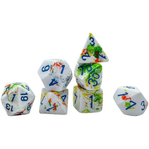 Chessex Brush Polyhedral Breezy/blue 7-Die Set