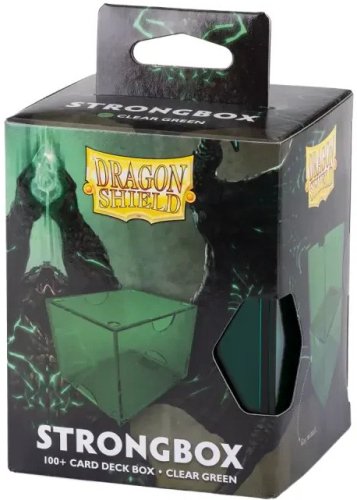 Dragon shield Strongbox Box - Clear Green