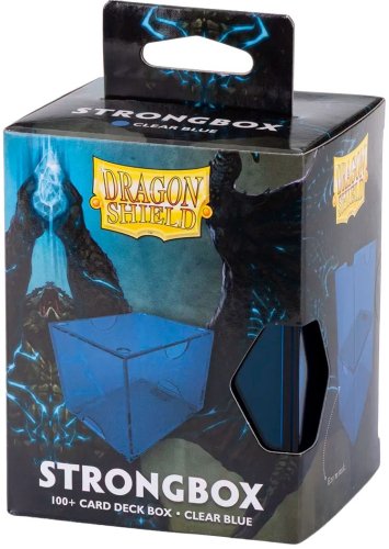 Dragon shield Strongbox Box - Clear Blue