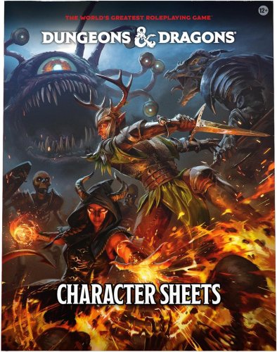 Wizards of the coast dnd Dungeons &amp; Dragons Character Sheets 2024