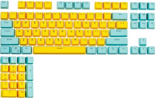 Royal kludge OEM PBT Keycaps - (104 pcs., Cute, PBT, UK layout)