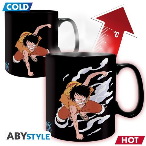 Abystyle ONE PIECE Mug - Luffy &amp; Ace | Heat Change 460 ml