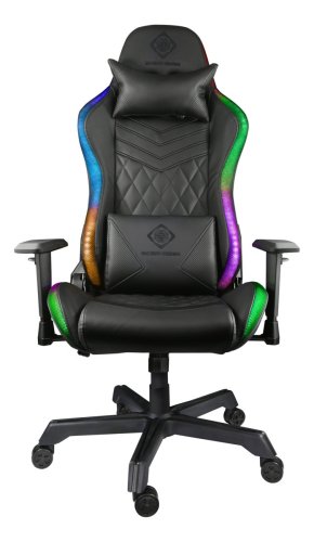 Deltaco DC410 RGB LED  RGB LED Black Gaming Chair