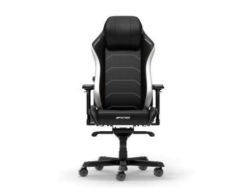 Dxracer Master Series XL F24 Black &amp; White EPU Leather Ergonomic Chair (LTA-NW-X1)