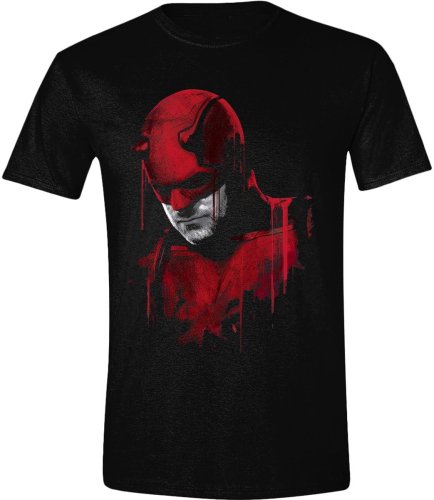 Pc merch MARVEL Daredevil - Red Drip Portrait  T-Shirt | XXL Size