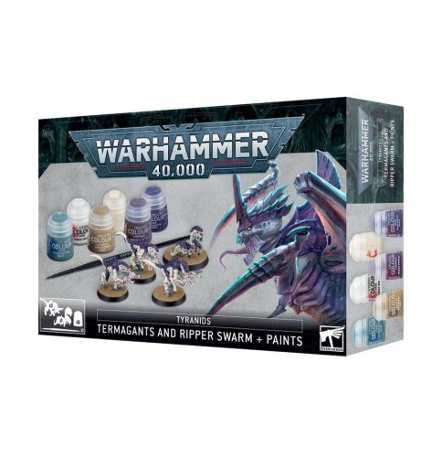 Games workshop Warhammer 40,000 - Tyranids: Termagants and Ripper Swarm + Paint Set