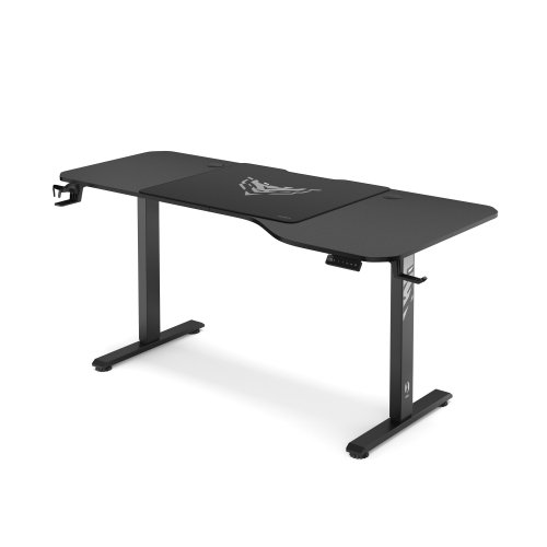 Diablo chairs Diablo X-Tension 1600 Black electric height ajdustable gaming desk | 1600 x 600 x 1170 mm