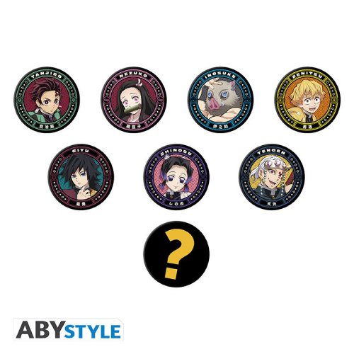 Abystyle DEMON SLAYER - Surprise bag - Badge 50mm