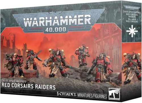Games workshop Warhammer 40,000 - Chaos Space Marines: Red Corsairs Raiders