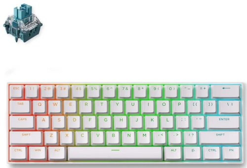Mchose Ace 60 Pro Wired Magnetic Gaming Keyboard | TTC Uranus Magnetic Switch-ST | White